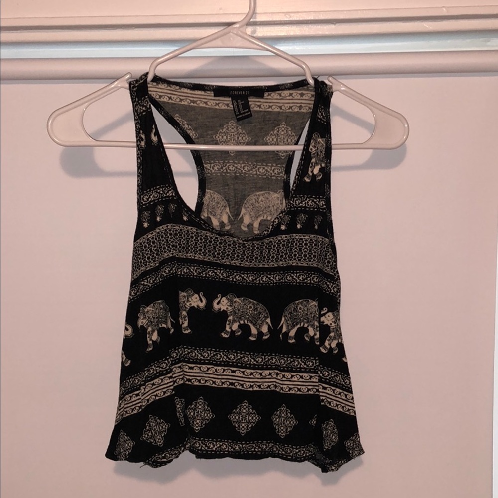 Elephant Cropped Tank